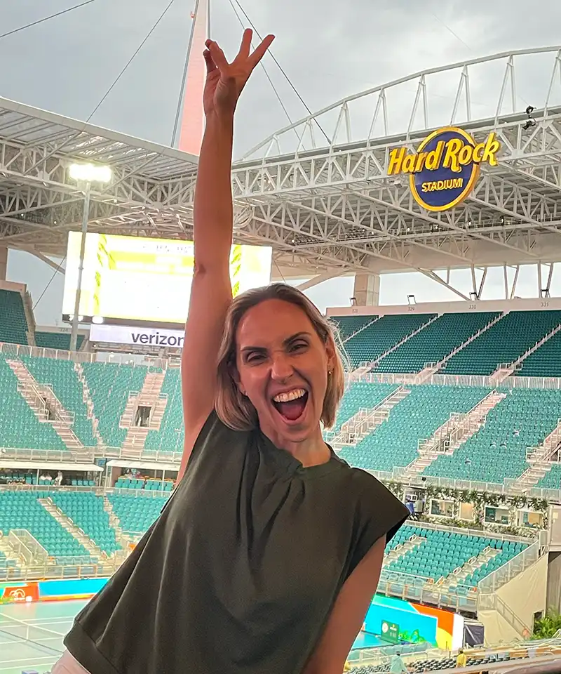 Maria Elisa no Miami Open